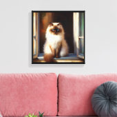 Himalayan Cat Leinwanddruck (Insitu (Wohnzimmer))