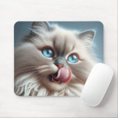 Himalayan Cat Mousepad (Mit Mouse)