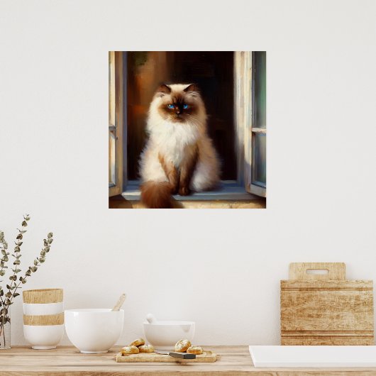 Himalayan Cat Poster (Küche)