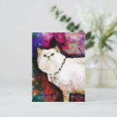 Himalayan Cat Postkarte (Stehend Vorderseite)