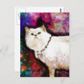 Himalayan Cat Postkarte (Vorne/Hinten)