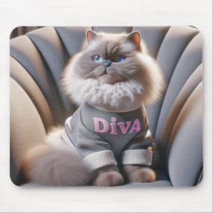 Himalayan Diva Cat Mousepad