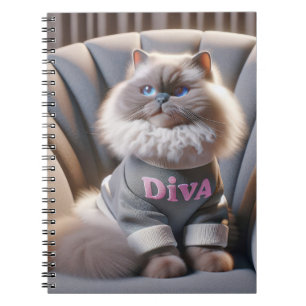 Himalayan Diva Cat Notizblock