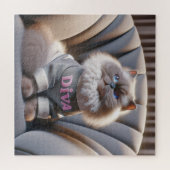 Himalayan Diva Cat Puzzle (Horizontal)