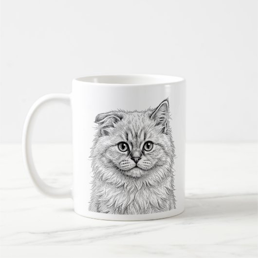 Himalayan-Kätzchen-Kaffeetasse-Kunst Kaffeetasse (Links)