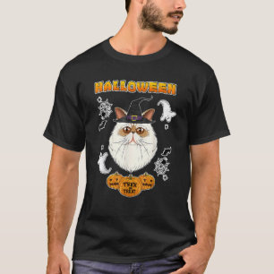 Himalayan Katze  Ich wünsche ein frohes Halloween T-Shirt
