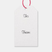 Himalayan Kitten Weihnachten Geschenkanhänger (Rückseite)