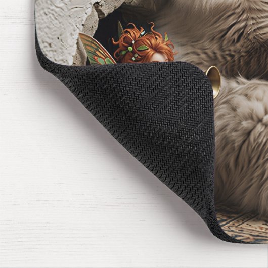 Himalayan-Kitty und Pixie werden überrascht Mousepad (Ecke)