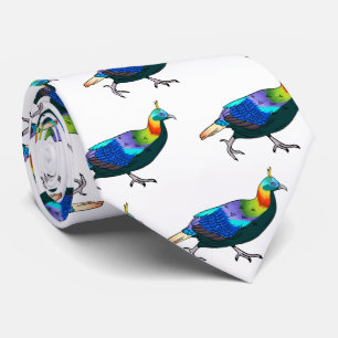 Himalayan Monal-Vogel Cartoon-Illustration Krawatte