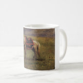 Himalayan Pony (Kleines Pferd) (Vasily Vereshchagi Kaffeetasse (VorderseiteRechts)