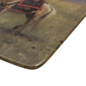 Himalayan Pony (Kleines Pferd) (Vasily Vereshchagi Schneidebrett (Ecke)