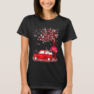 Himalayan Valentinstag spendet Cats Red Truck Hear T-Shirt
