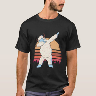 Himalayan Yeti macht den Dab-Tanz lustige Grafik T-Shirt