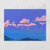 Himalayas, 1933 von Nicholas Roerich Postkarte (Vorderseite)