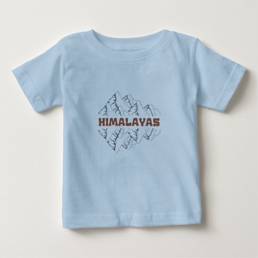 Himalayas Baby T-shirt (Vorderseite)