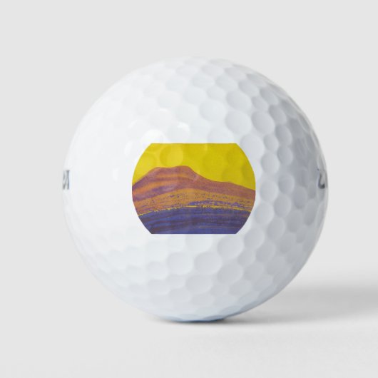 Himalayas (Gebirgskette) (von Nicholas Roerich) Golfball (Vorderseite)