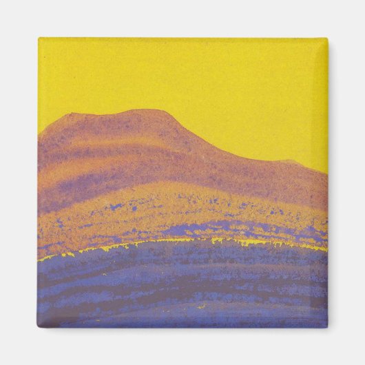 Himalayas (Gebirgskette) (von Nicholas Roerich) Magnet (Vorne)