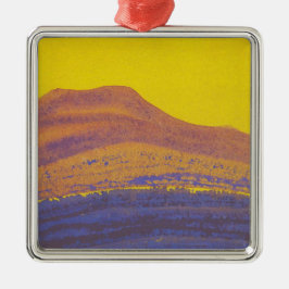 Himalayas (Gebirgskette) (von Nicholas Roerich) Ornament Aus Metall