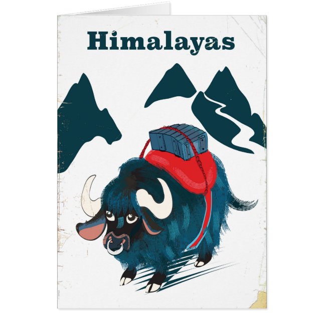 Himalayas Vintage Reiseplakat (Vorne)