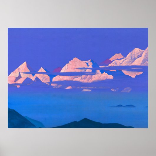 Himalayas von Nicholas Roerich Poster (Vorne)