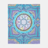 Himalgeometrie-Portal Fleecedecke (Vorderseite)