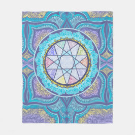 Himalgeometrie-Portal Fleecedecke