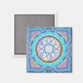Himalgeometrie-Portal Magnet (Vorderseite/Rückseite)