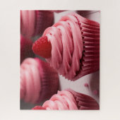 Himbeer-Cupcakes Puzzle (Vertikal)
