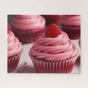 Himbeer-Cupcakes Puzzle
