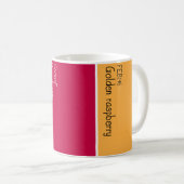 Himbeer-Farbpalette-Farbchips Kaffeetasse (VorderseiteRechts)