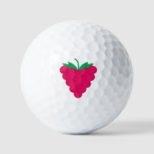 Himbeer Frucht Beere Rosa Golfball (Vorderseite)