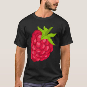 Himbeer-Frucht-Roh-Vegan-Ernährungs-Lebensstil-Pfl T-Shirt