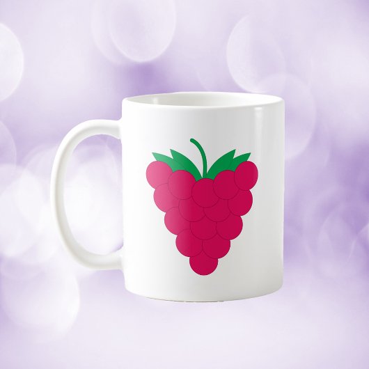Himbeer-Frucht Rosa Kaffeetasse
