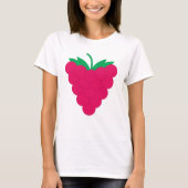 Himbeer-Frucht Rosa T-Shirt (Vorderseite)
