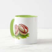 Himbeer Makkaroni Tasse (Vorderseite Links)