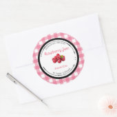 Himbeer-Marmelade-Etikett Aufkleber (Umschlag)