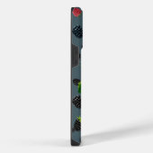 Himbeer-Muster 2 iPhone Hülle (Rechte Seite)