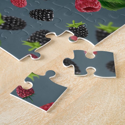 Himbeer-Muster 2 Puzzle (Seite)