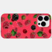 Himbeer-Muster Case-Mate iPhone Hülle (Rückseite (Horizontal))