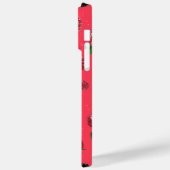 Himbeer-Muster Case-Mate iPhone Hülle (Rückseite / Links)