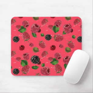 Himbeer-Muster Mousepad