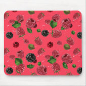Himbeer-Muster Mousepad (Vorne)
