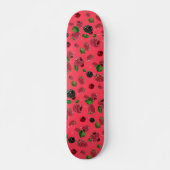 Himbeer-Muster Skateboard (Vorne)