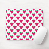 Himbeer Pink Berry Frucht Mousepad (Mit Mouse)