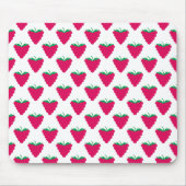Himbeer Pink Berry Frucht Mousepad (Vorne)