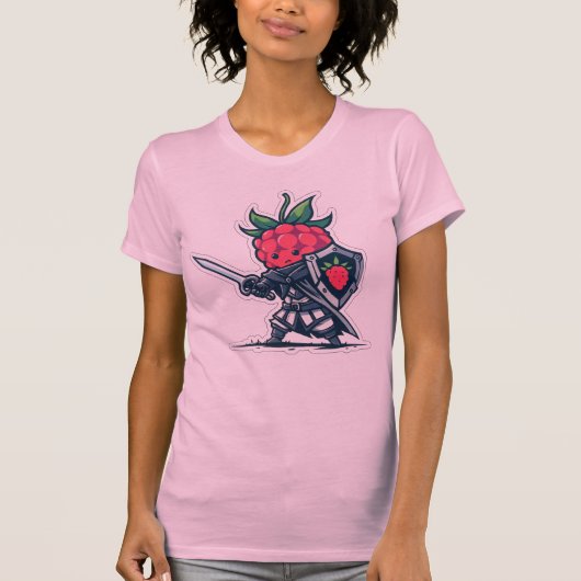 Himbeer-Ritter T-Shirt (Vorderseite)