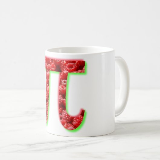 Himbeer- und PU-Symbol Kaffeetasse (VorderseiteRechts)