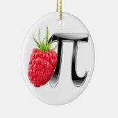 Himbeer- und PU-Symbol Keramik Ornament (Rechts)