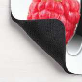 Himbeer- und PU-Symbol Mousepad (Ecke)