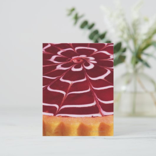 Himbeerart Postkarte (Stehend Vorderseite)